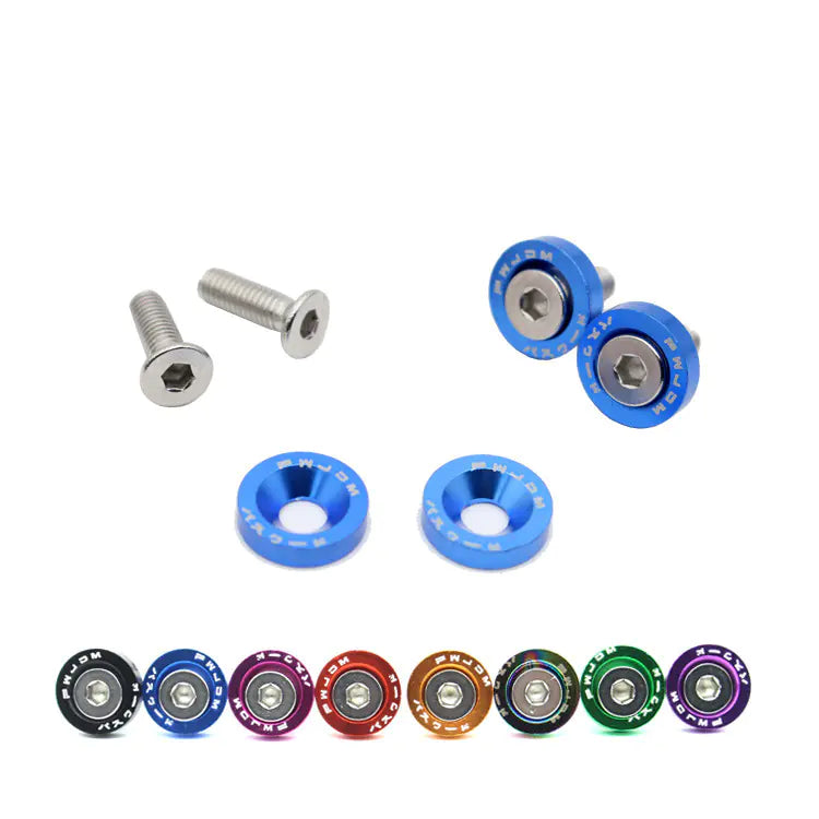 M6 Screws With Coulored Spacers